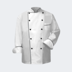 Stylish Double Breast Chef Coat (3)